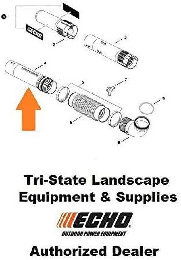 Echo Pb-770T Blower Tube E165000310 E165000721 E165000720