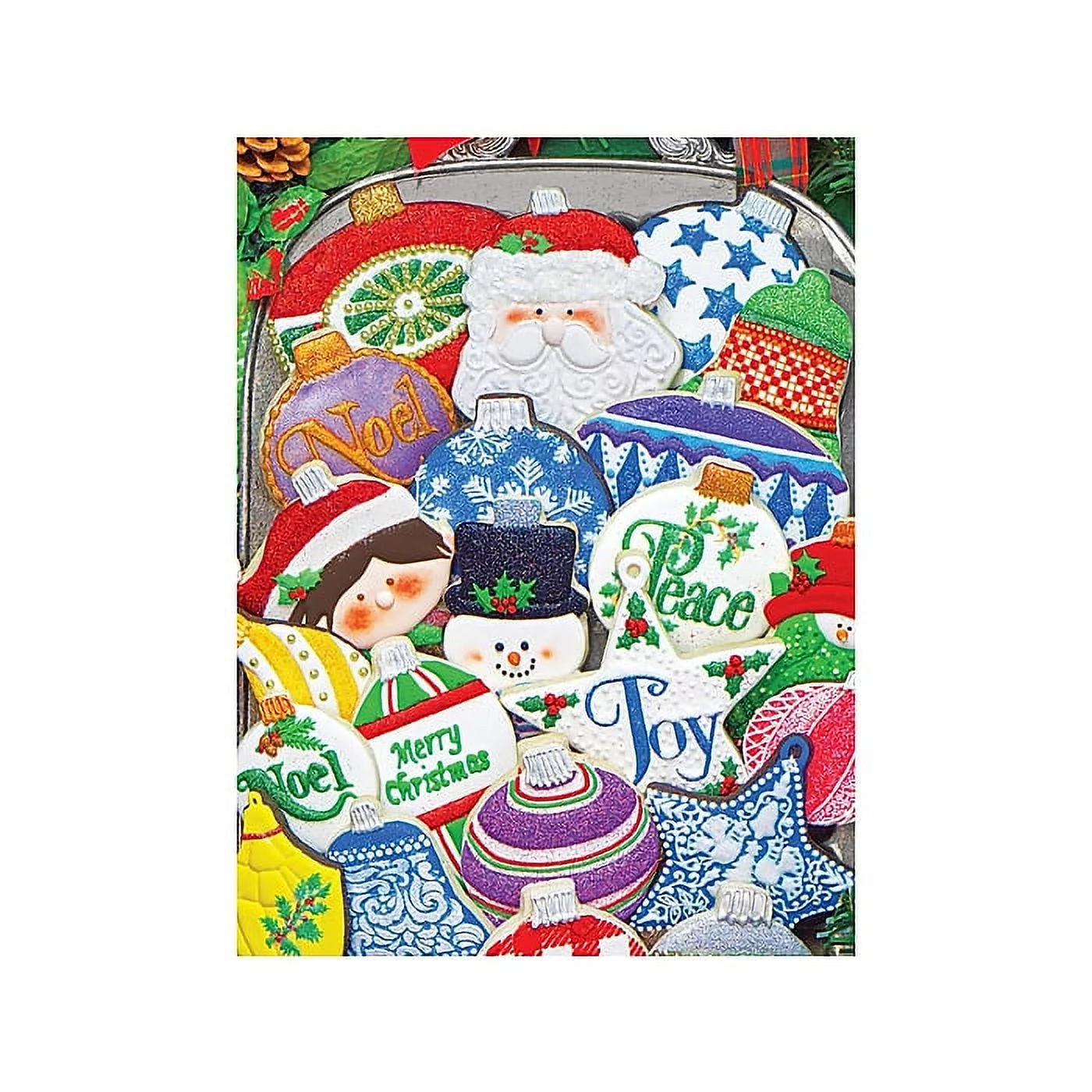 Springbok's 500 Piece Jigsaw Puzzle Christmas Ornament Cookies - Made in USA