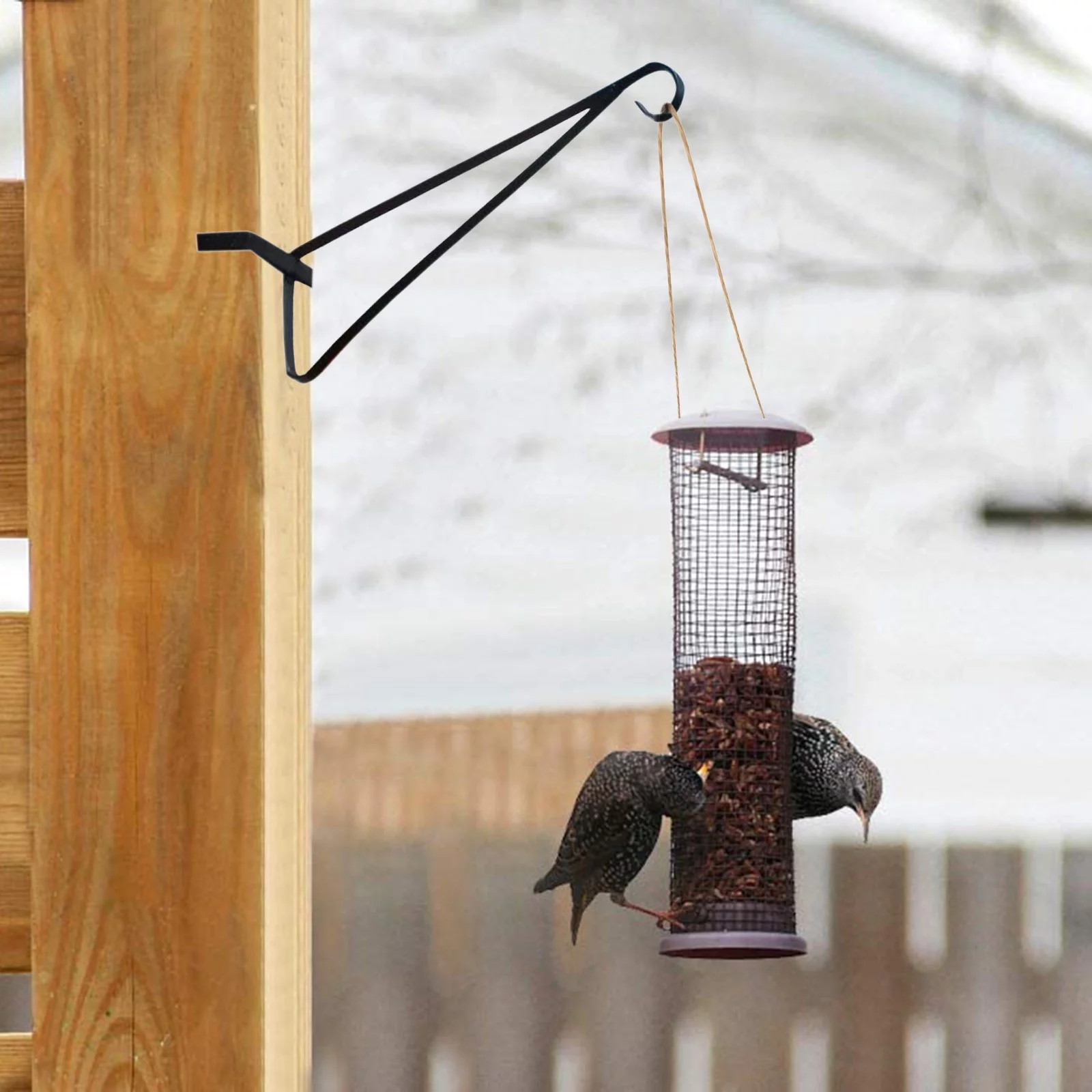 Creation Pots Flower Pots Outdoor Decorative Hook For Flowerpot Metal Wall Bracket For Concrete Column