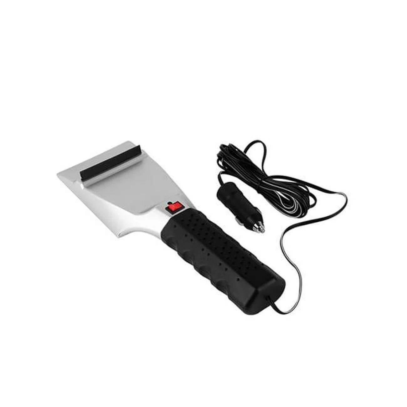 Fresh Fab Finds  12V Car Electric Heated Ice Snow Scraper Window Ice Remover with Squeegee 14 ft. Cable