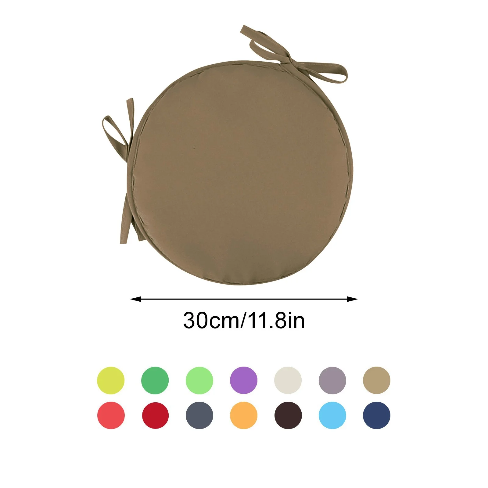 Round Garden Chair Pads Seat Cushion For Outdoor Stool Patio Dining Room Car Seat for Back Support Pressure Pad Pressure Cushion Everlasting Lumbar Support Back Support Lumbar Support Pillows for