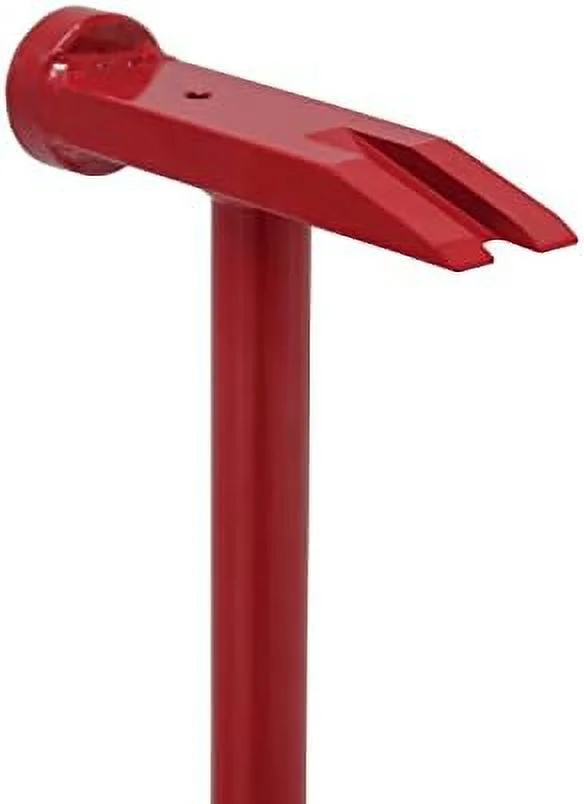 CH9 19-Inch Multi-Faceted, Dual-Action Chipper Head Design Hammer-Style Ice Chisel Red