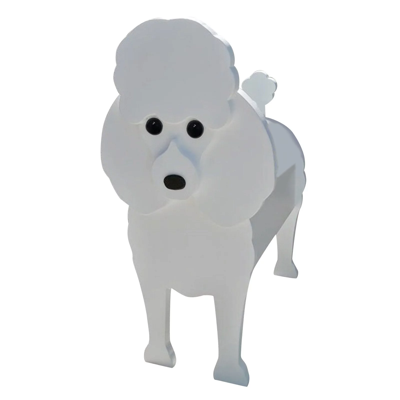 SIfdSeng 1pcs Garden Flower Pot Dog Poodle Chihuahua Animal Planters Flower Pot Dog Planter Storage Containers Dog Planters Garden Pet Dog Storage Pots Decorative Ornaments Animal Shaped 942