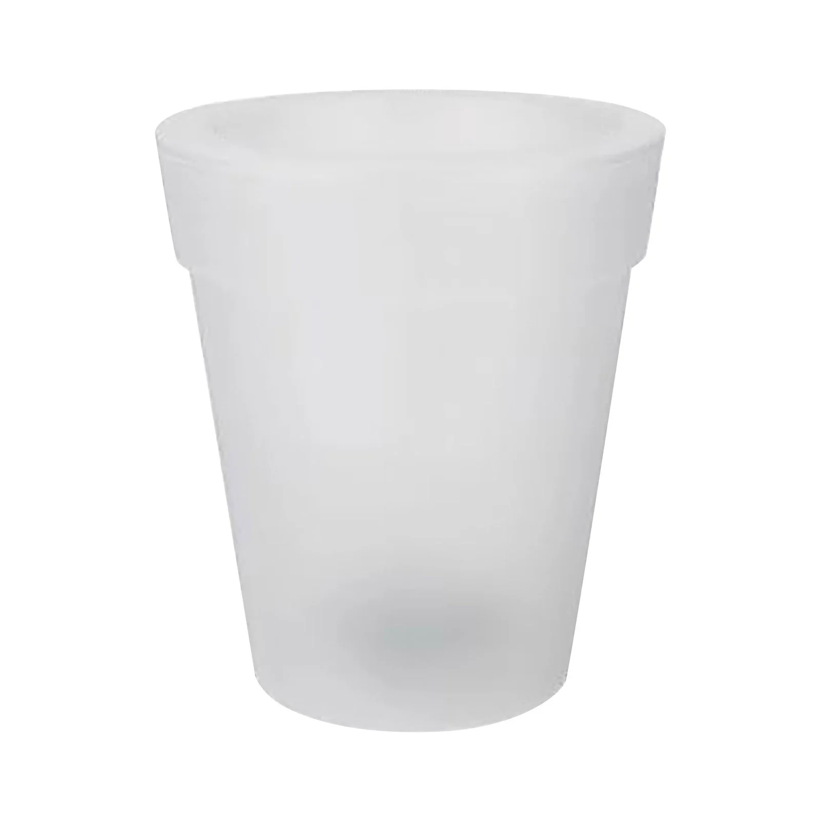 WUTYU Simply Constructed Solar Flower Pot Modern Illuminated Planter Vase,Flower Pots Decorative Light Lamp Lands-cape for Desk Garden Yard Plant Solar Ornaments