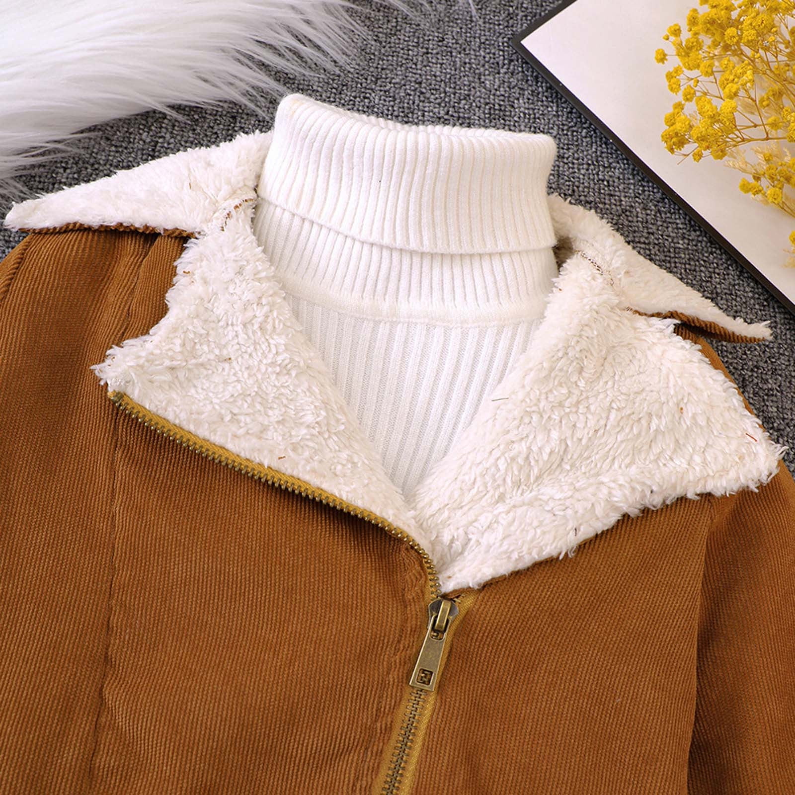 Winter Denim Skirt Toddler Girls Winter Windproof Lapel Coat Jacket Kids Zipper Warm Outerwear Jacket Skirt Outfits Skirt Sets Women 2 Piece Outfits Business Casual