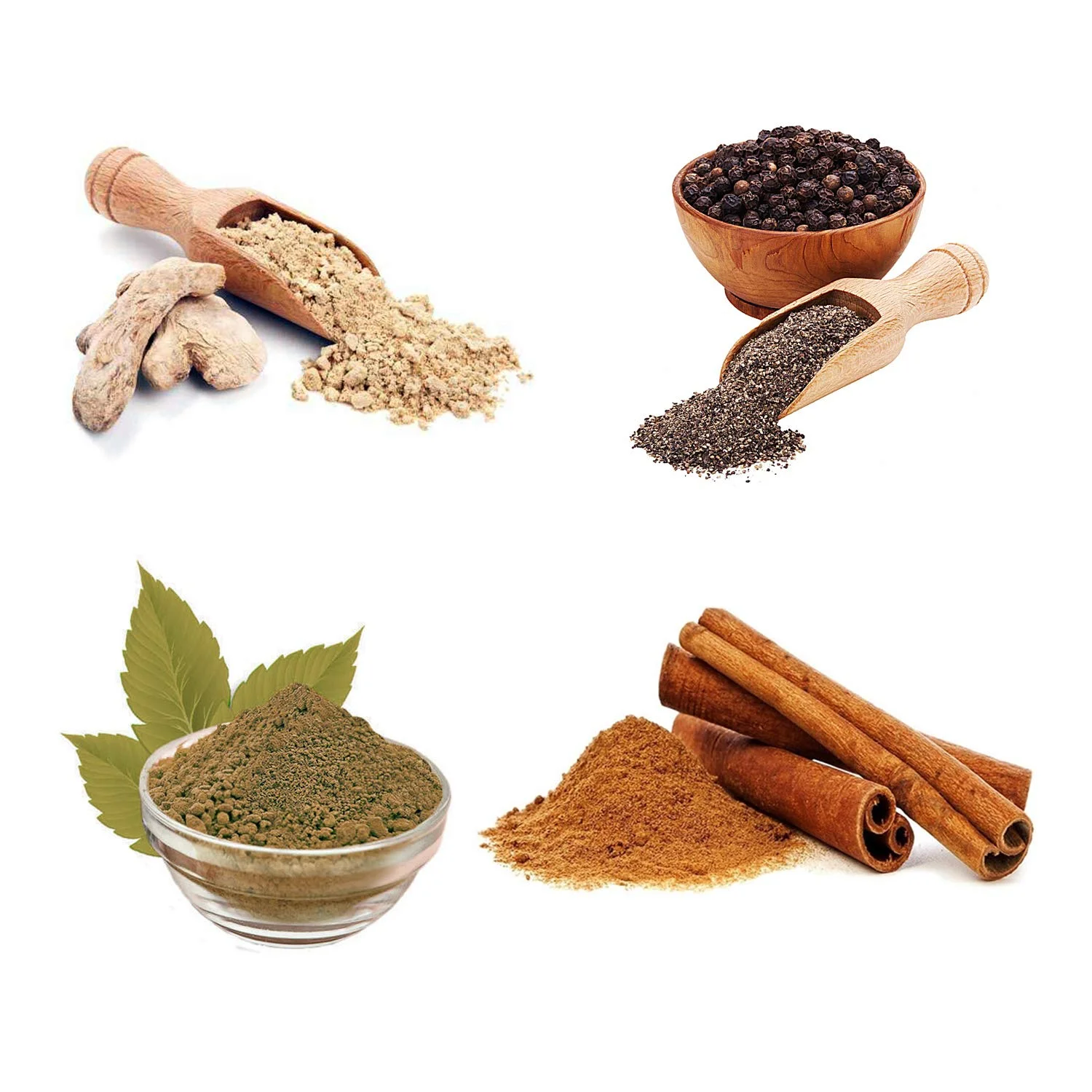 Yuvika Combo Immunity Booster Sonth 50 Grams - Kali Mirch 25 Grams - Tulsi Patta 100 Grams - Dalchini 50 Grams