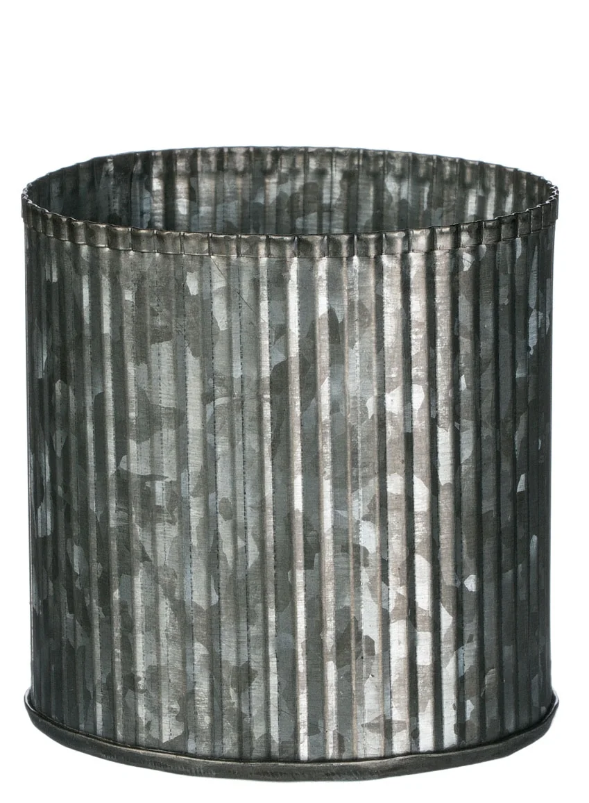 Sullivans Ribbed Pot, Gray