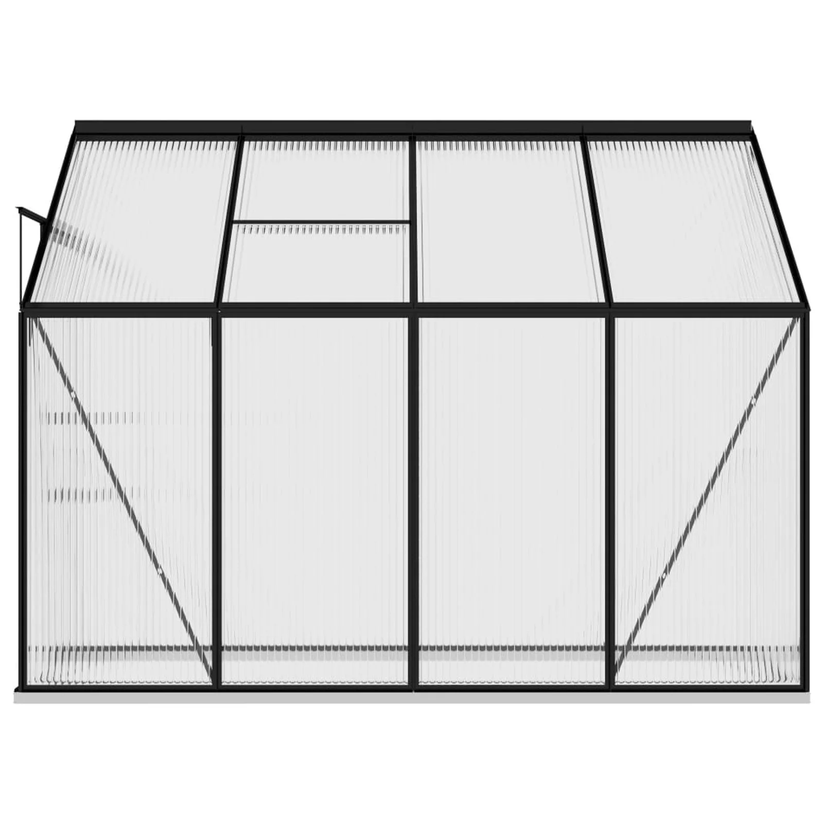 Uteam Anthracite Aluminum Greenhouse 185 ft³