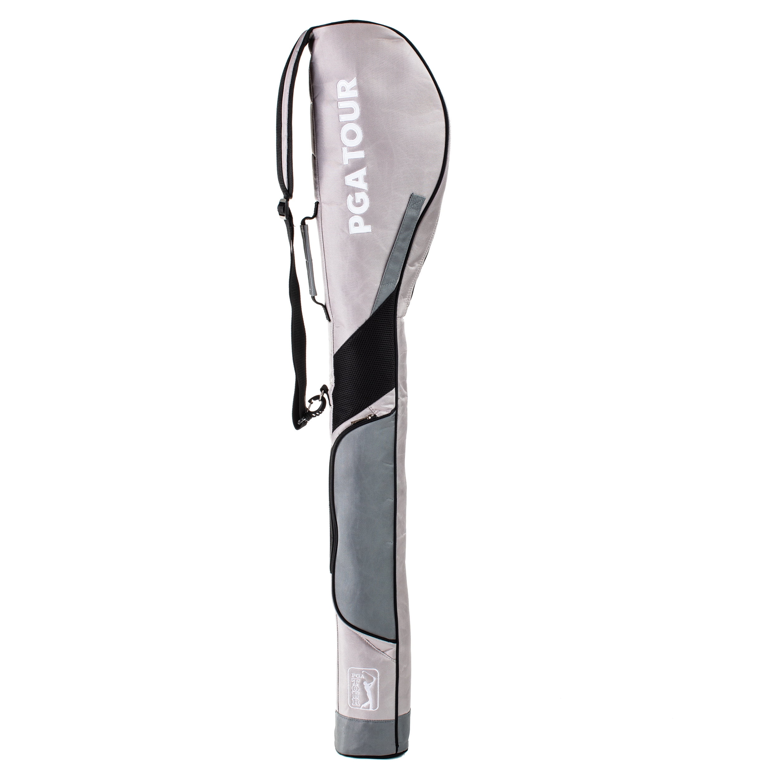 PGA TOUR JR Kids Golf Sunday Travel Carry Bag, Gray