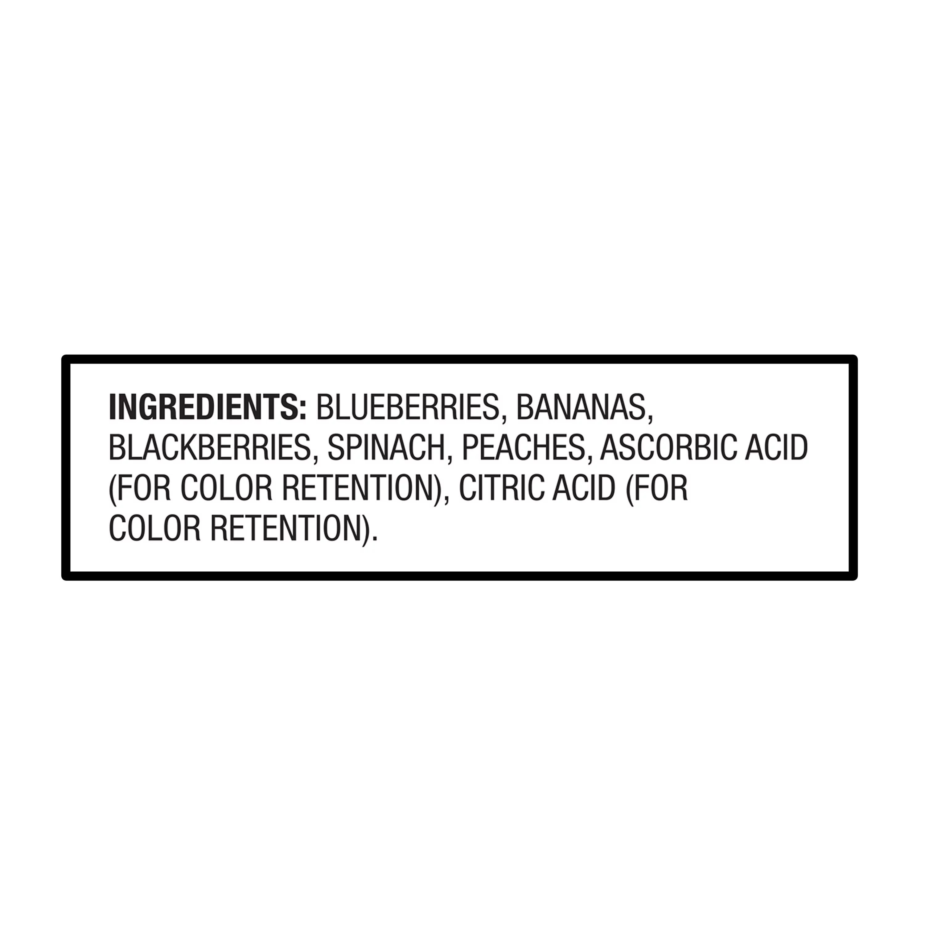 Great Value Blue Fruit & Vegetable Smoothie, 8 oz