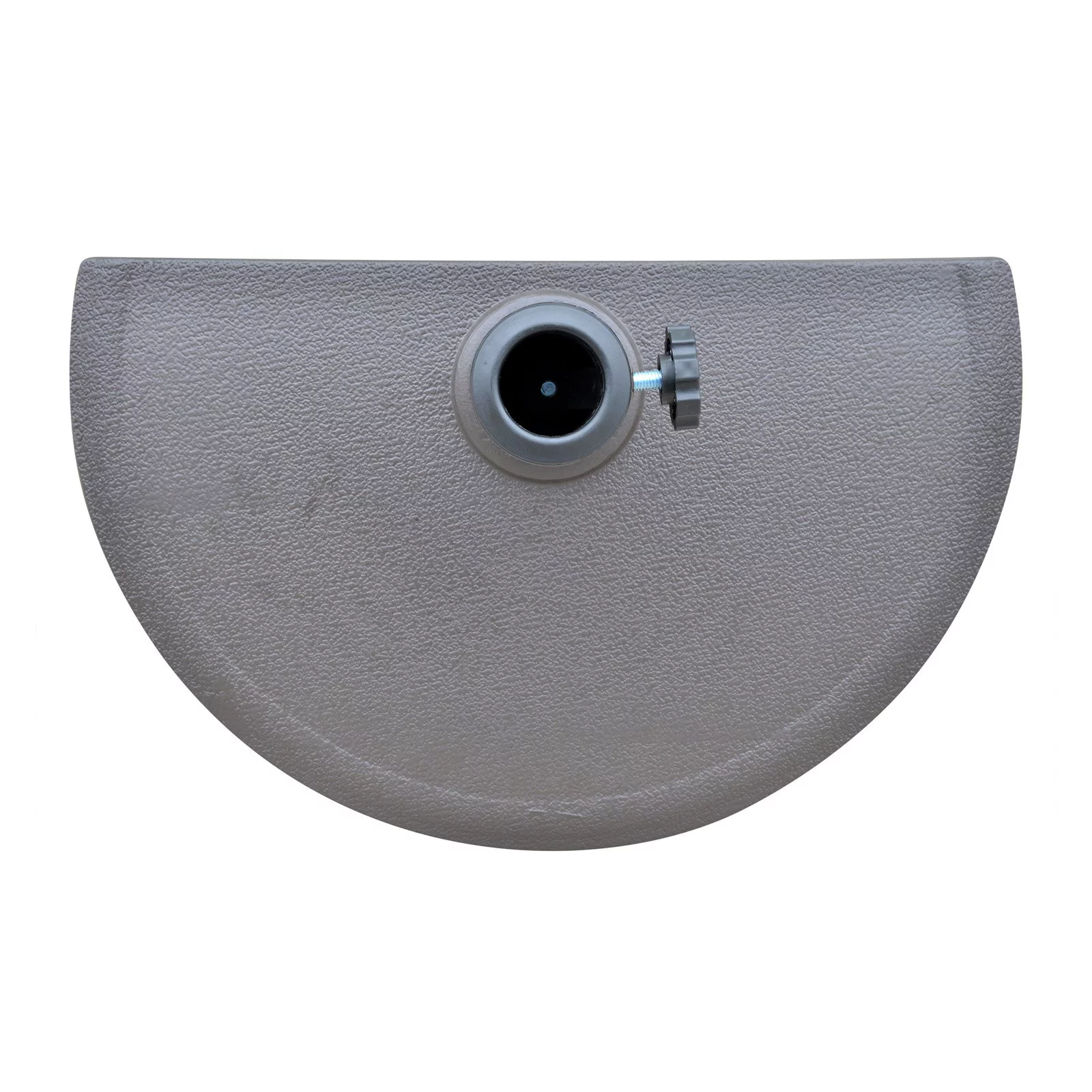 Island Umbrella 20 lbs Bronze Semicircle Resin Patio Umbrella Base