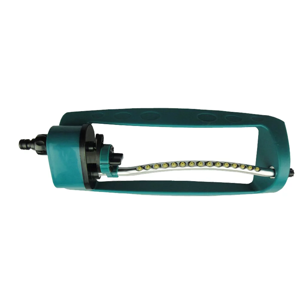 Guichaokj Lawn Sprinkler 15-Hole Water Sprinkler Automatic Swaying Garden Sprinkler (Green)