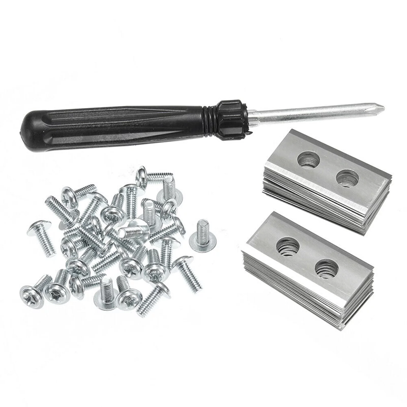 30Pcs Mower + 60Pcs Screws + Screwdriver Replacement for Worx Landroid Mower Robot