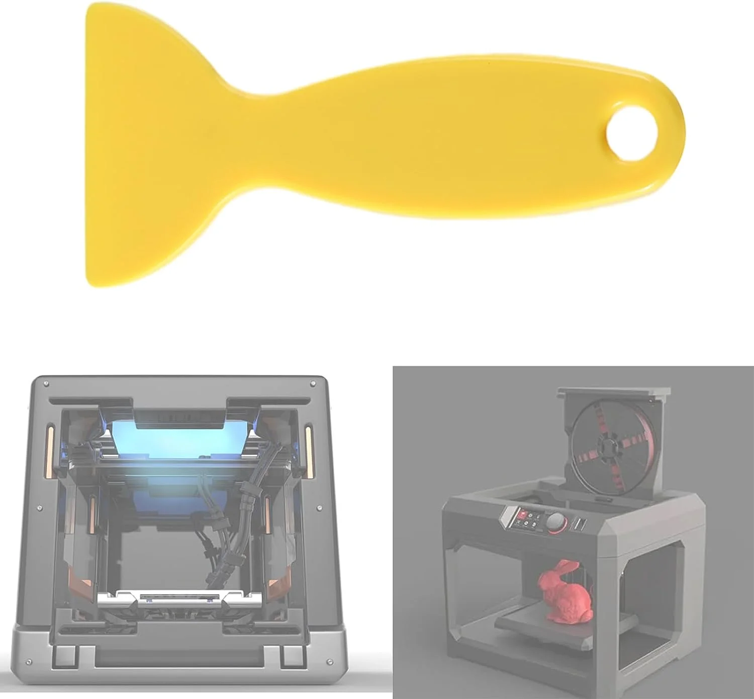 2 Pcs Plastic Scraper Plastic Spatula Paint Scrapers Flexible Scraper Putty Environmentally Friendly Material Putty