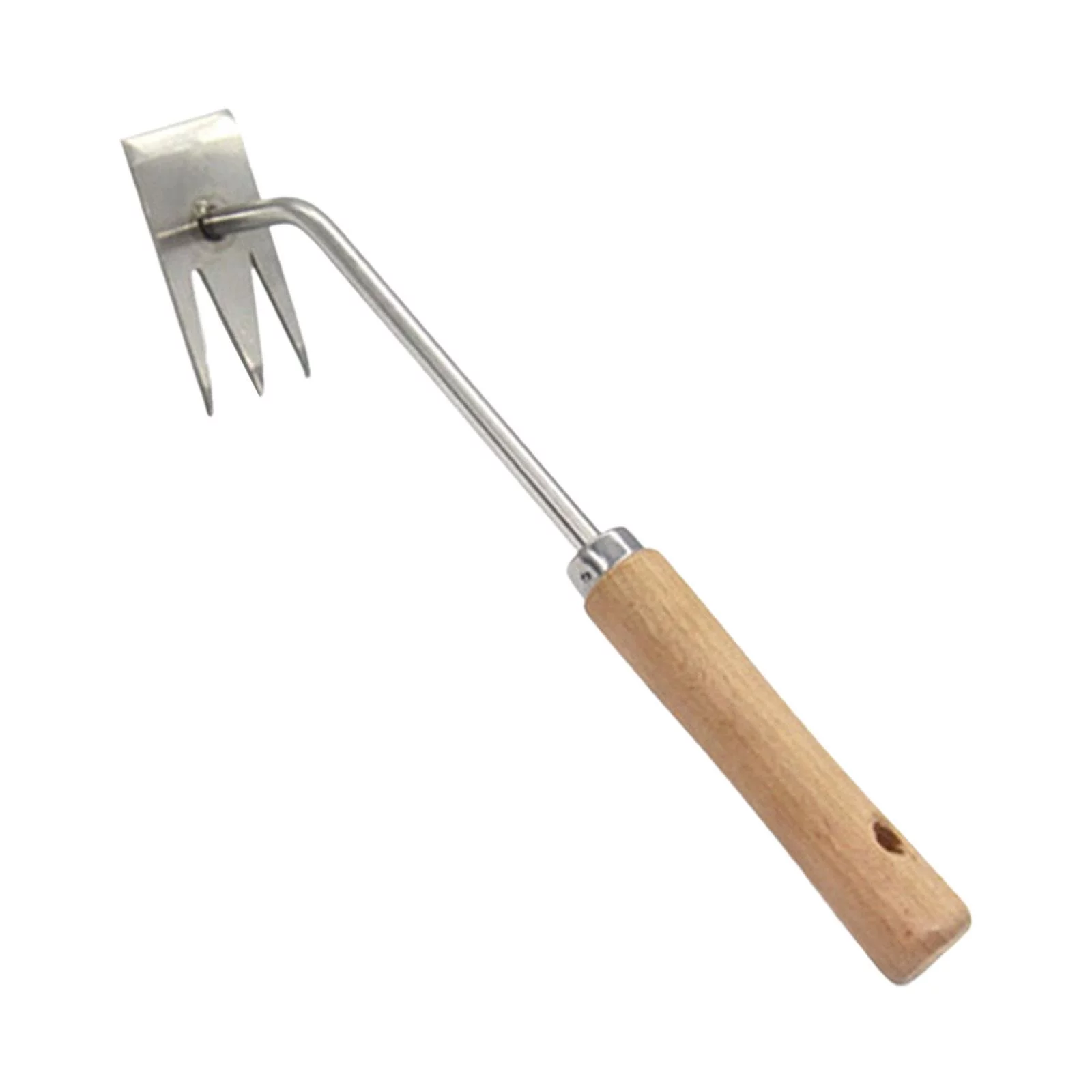 Garden Weeder Tool Portable Strong Manual Weeder for Farm Planting Gardening Wood Handle