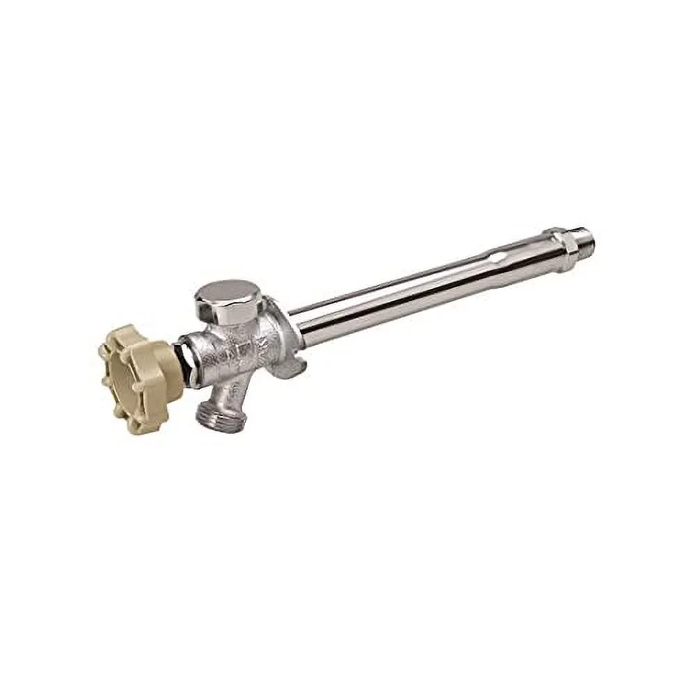 B&K 104-827HC Anti-Siphon Frost-Free Sillcock Valve, 1/2 x 3/4 in Connection, MPT x Hose, 125 psi Pressure, Brass Body