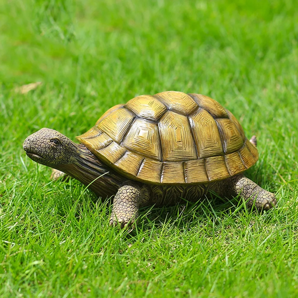 Turtle Garden Statue,Outdoor Decoration for Garden/Patio/Pond/Lawn/Swimming Pool,Indoor Tortoise Figurine Sculpture Colloction for Floor or Tabletop