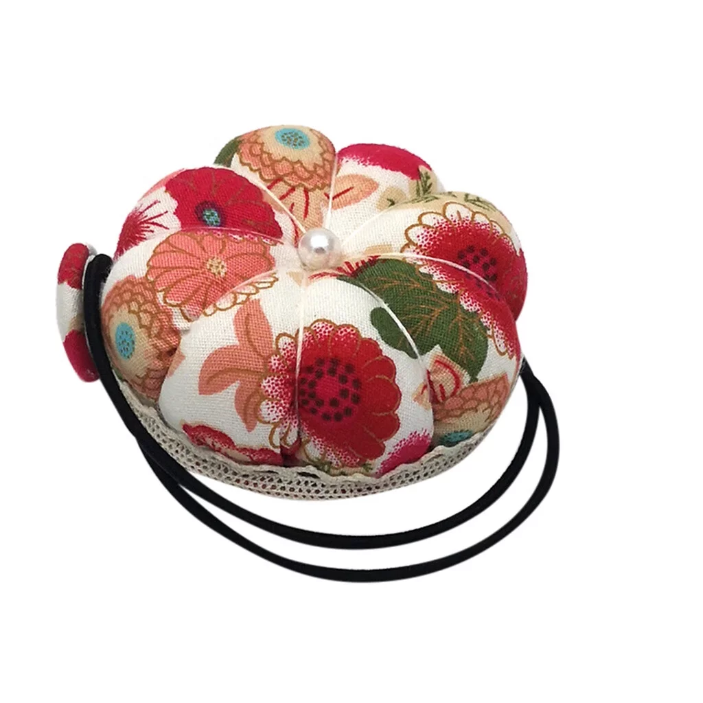 Multi-purpose Floral Wrist Pin Cushion Special Gift Decorative Sewing Machine