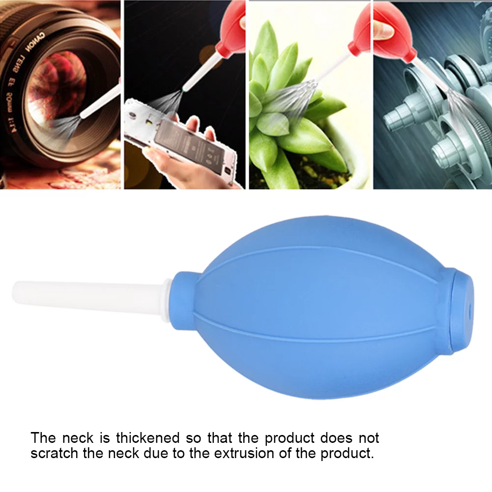 ZPSHYD Dust Ball Air Blower, Blowing Dust Ball Air Blower TPE Multi-functional Plant Dust Blower Camera Dust Cleaner Gardening Cleaning Tool(Blue)