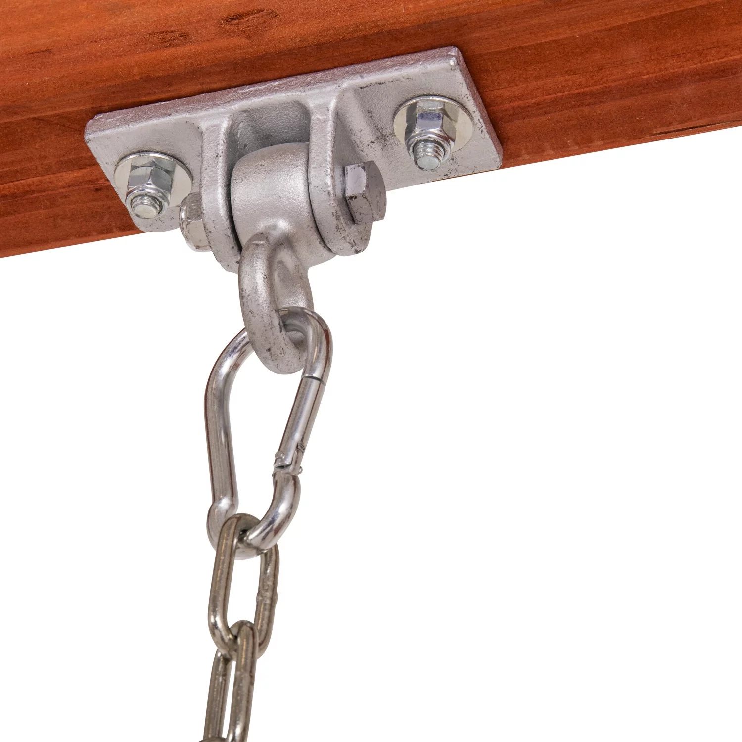 Jack and June Durable Playset Ring Trapeze Bar and Swing Combo with Large 50” Chains