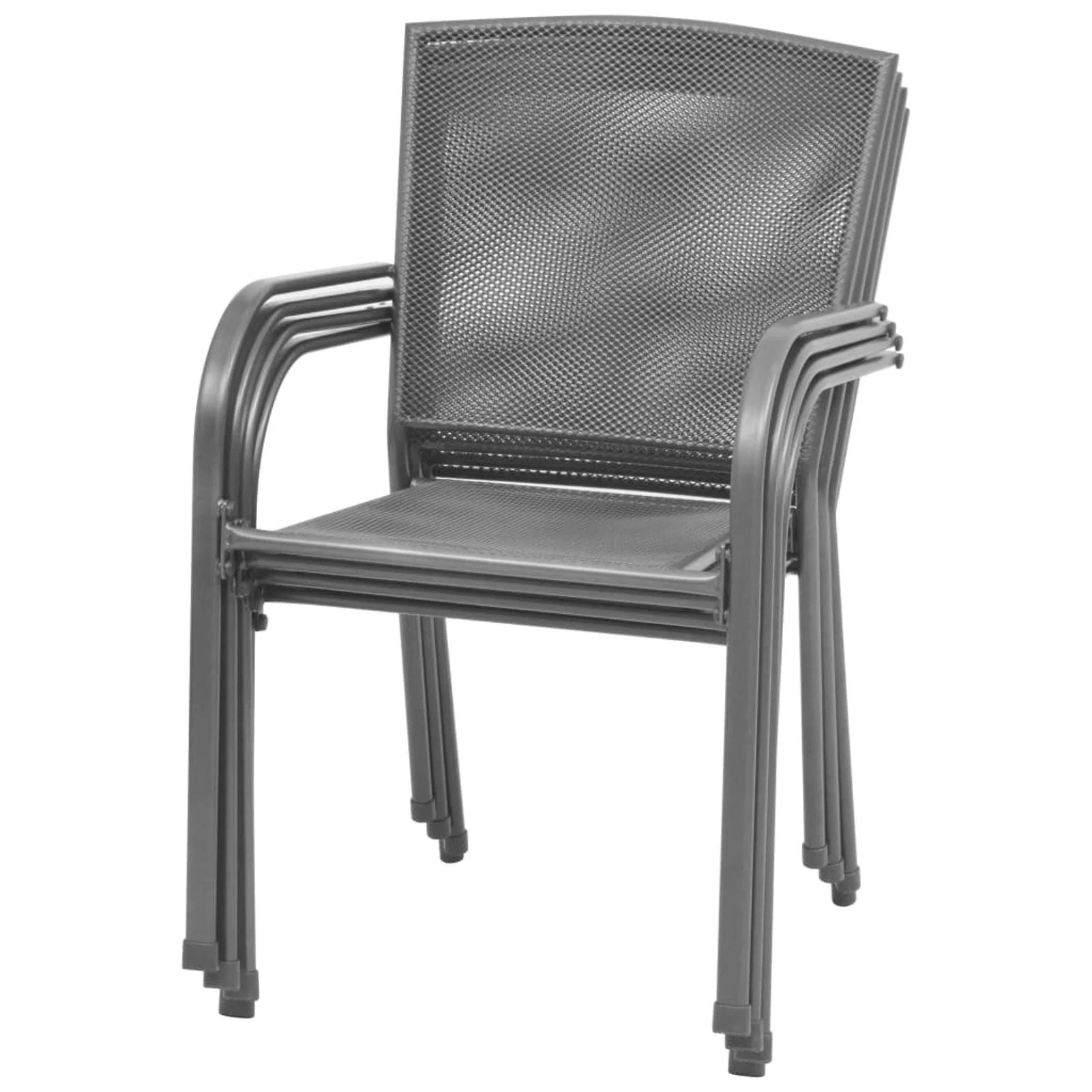 moobody 5 Piece  Bistro Set Steel Mesh Chair Dimensions: 21.7 inch x 24 inch x 34.3 inch(W x D x H)