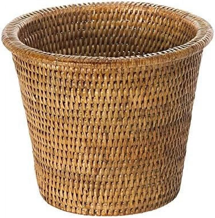 1080023 La Jolla Handwoven Rattan Planter, Large, Brown
