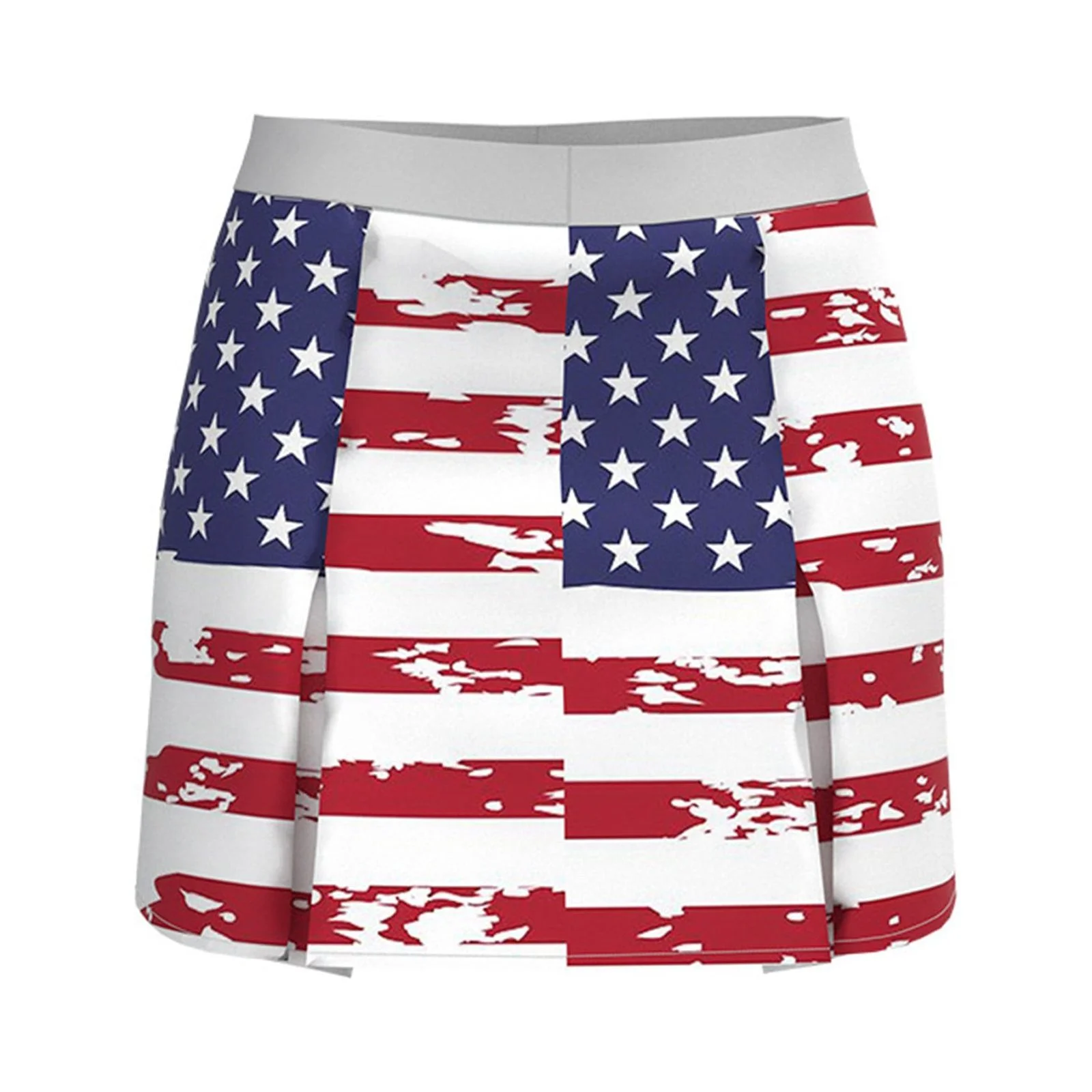 Winter Denim Skirt Women'S Independence Day Mini Skirt Pleated Half Skirt Skirt Hangers With Clips Space Saving