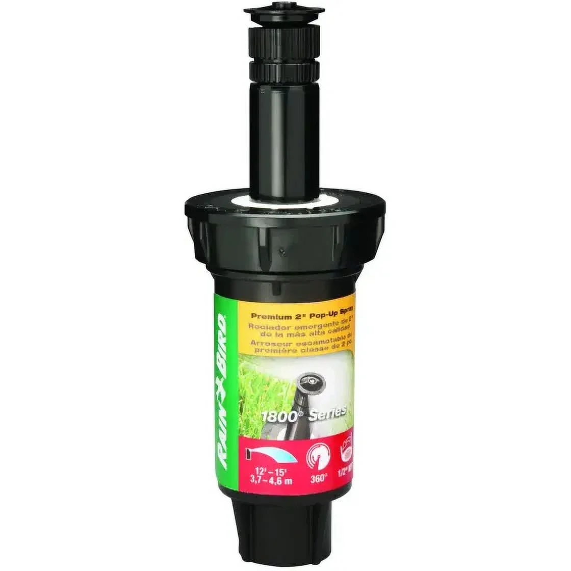 Rainbird 1802VANS 1802van Spray Head Sprinkler, 1/2 in Connection, Fnpt, 8 to 15 Foot Plastic, Each