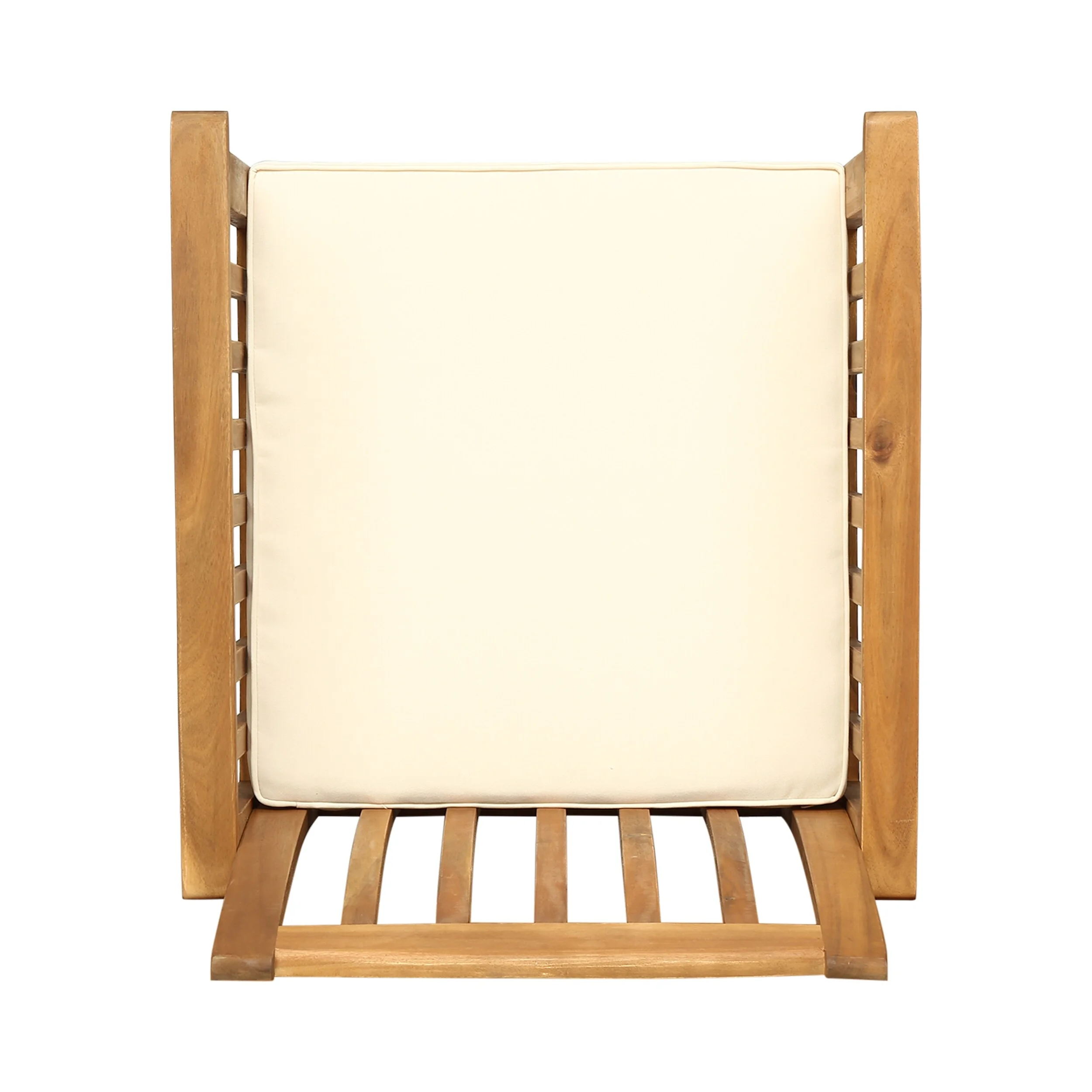 Christopher Knight Home Sorrento Acacia Wood 9-piece Expandable Table Outdoor Dining Set by  Brown Patina Finish+Cream