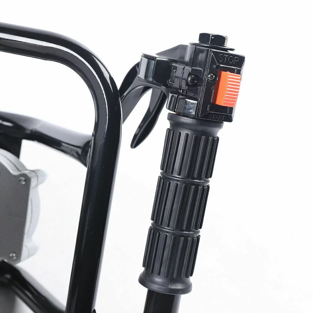 DENEST 52CC 2 Stroke Post Hole Digger Gasoline Powered Soil Earth Auger Borer Driller with 4