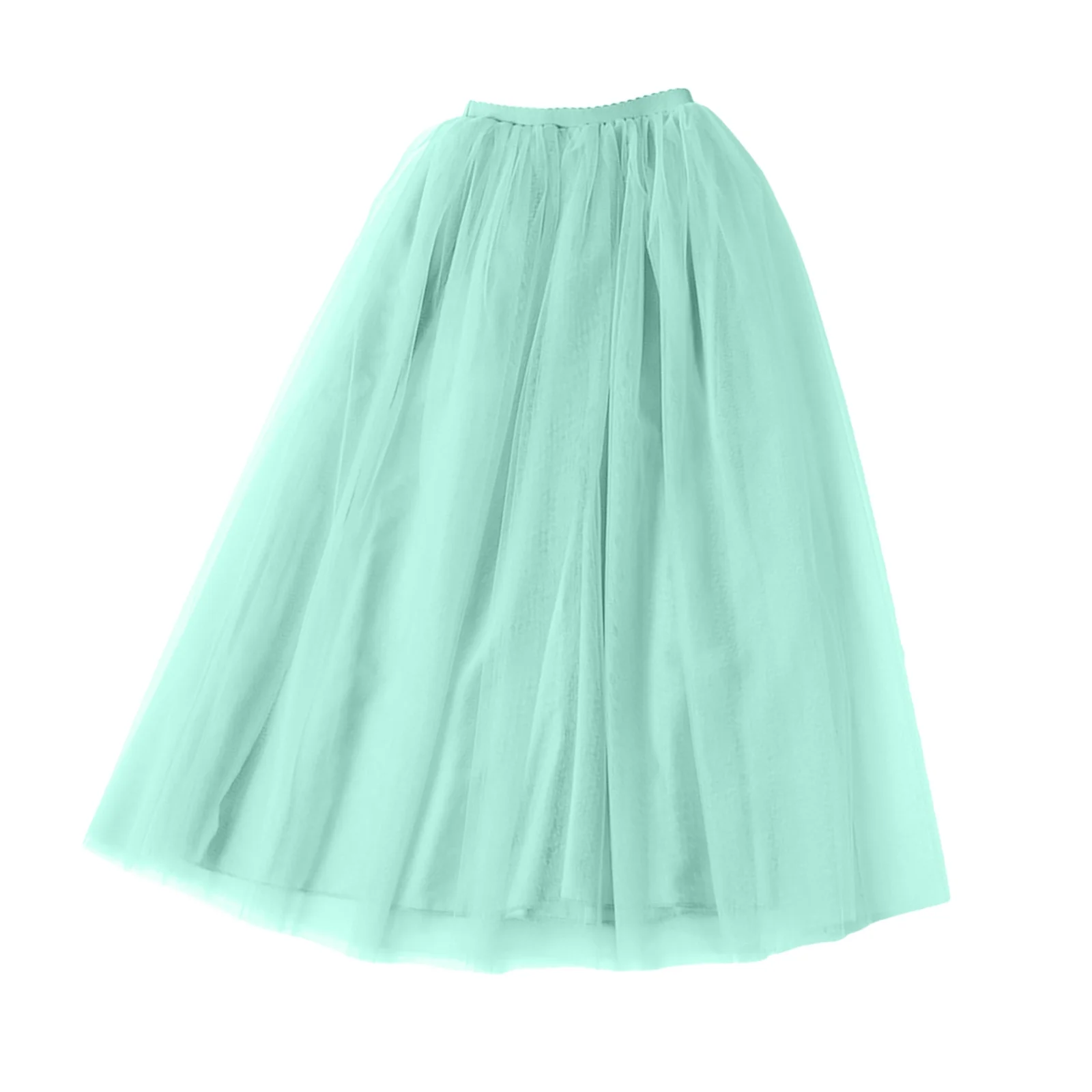 Autumn Cargo Skirt Women Fashion Mid Length Tutu Dress Adult Dress Mesh Half Skirt Skirting Board Buddy