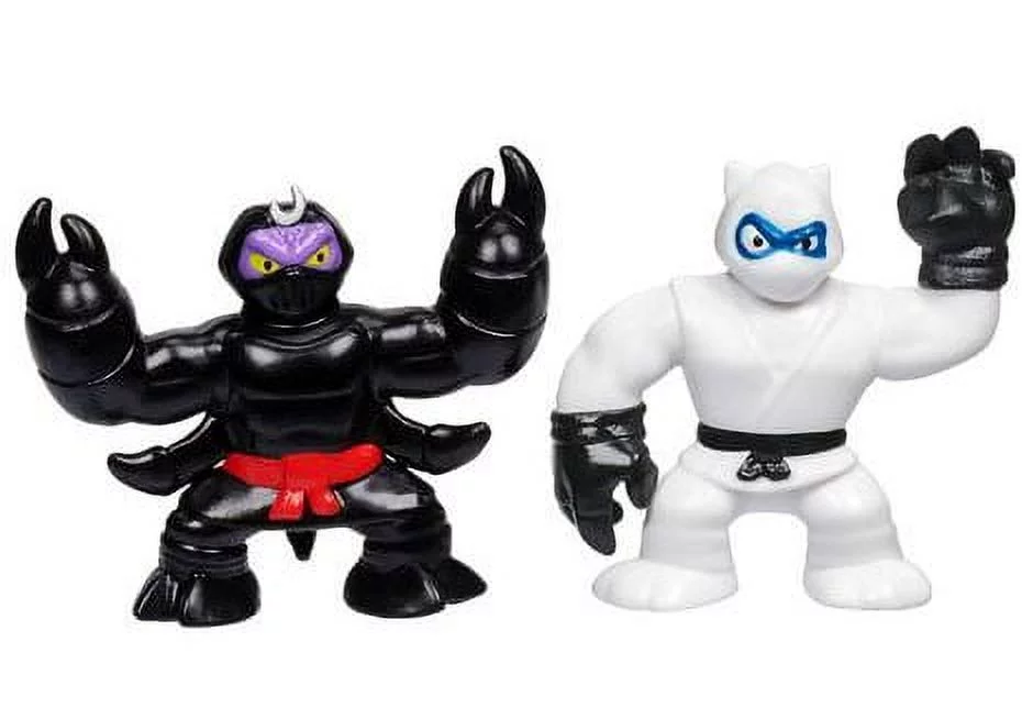 Heroes of Goo Jit Zu Wubber Warriors Pantaro & Scorpius Mini Figure VS. 2-Pack