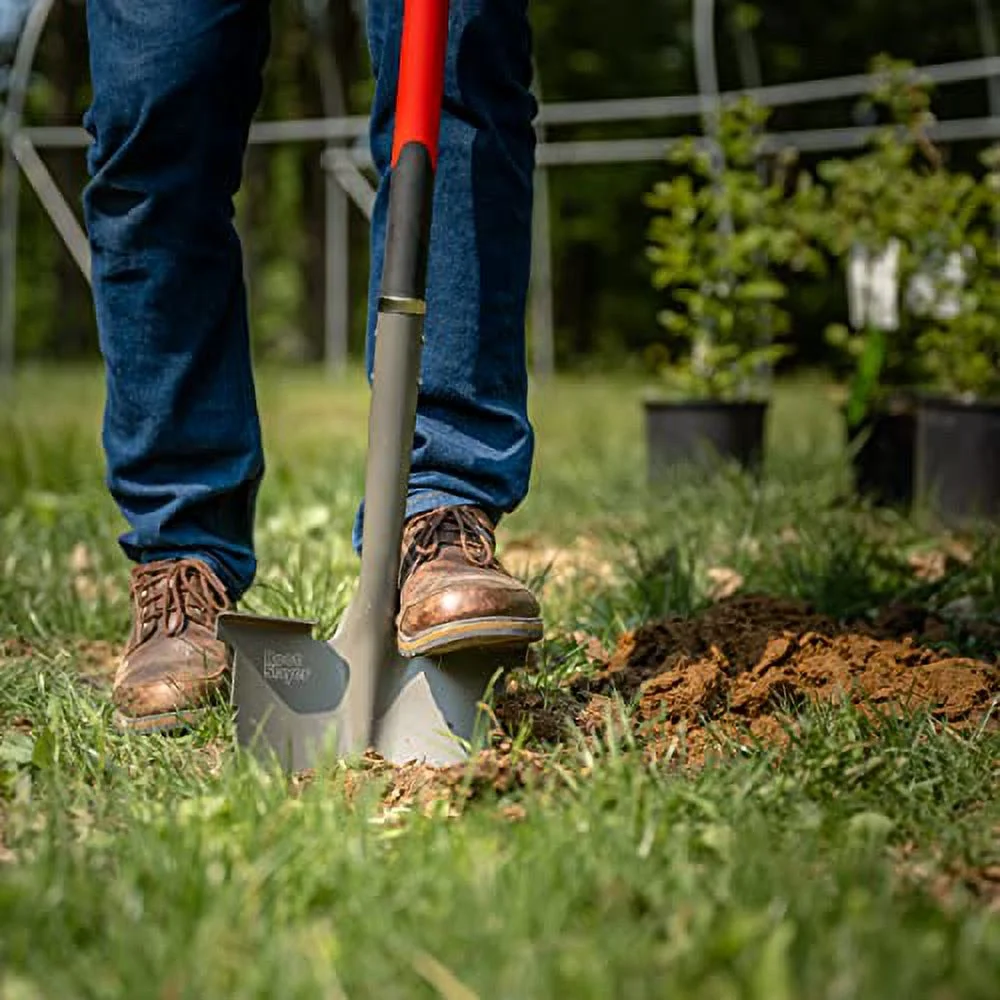 Round Head Shovel, Red
