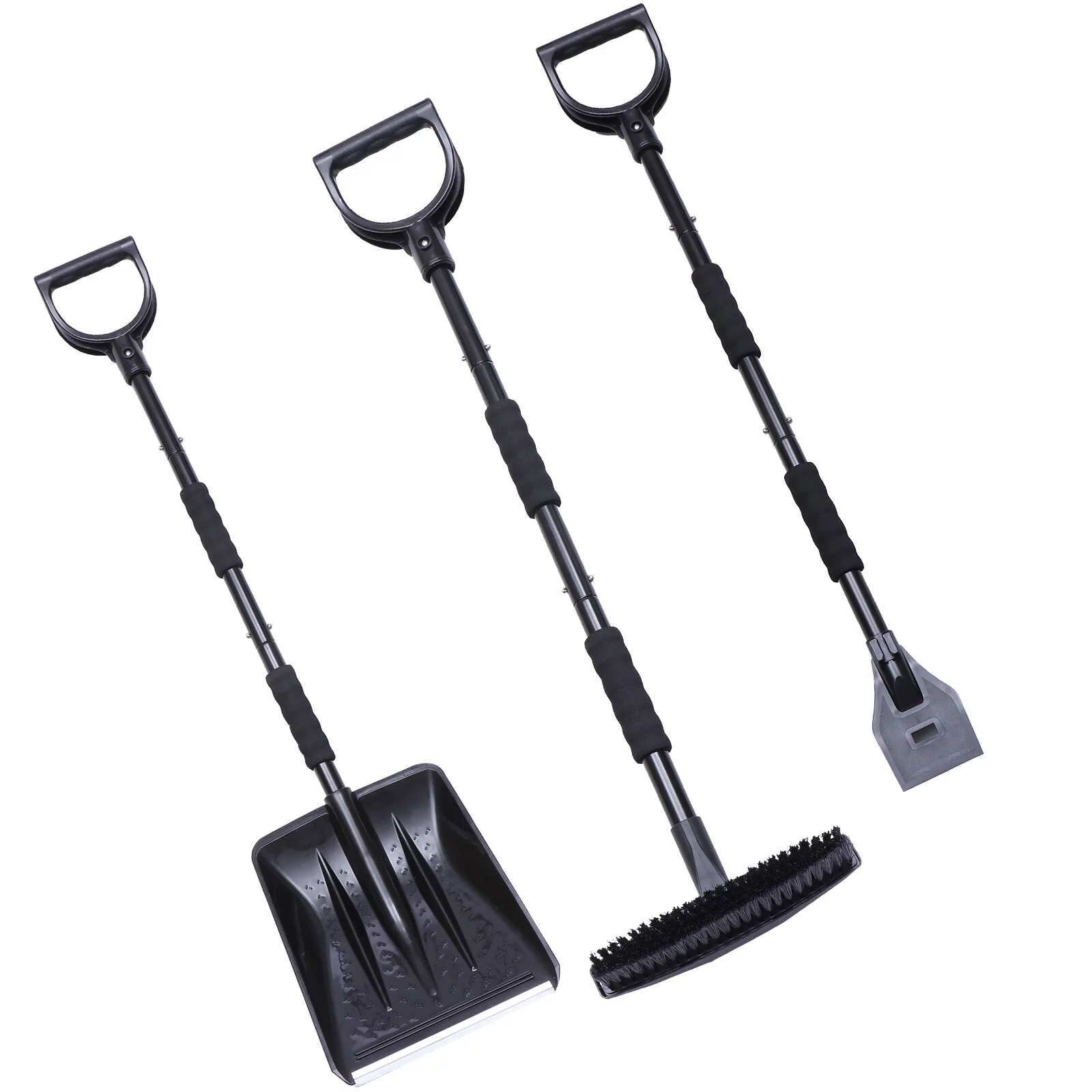 1 Set Detachable Snow Brush Ice Scraper Shovel Tools for Car Truck House Roof