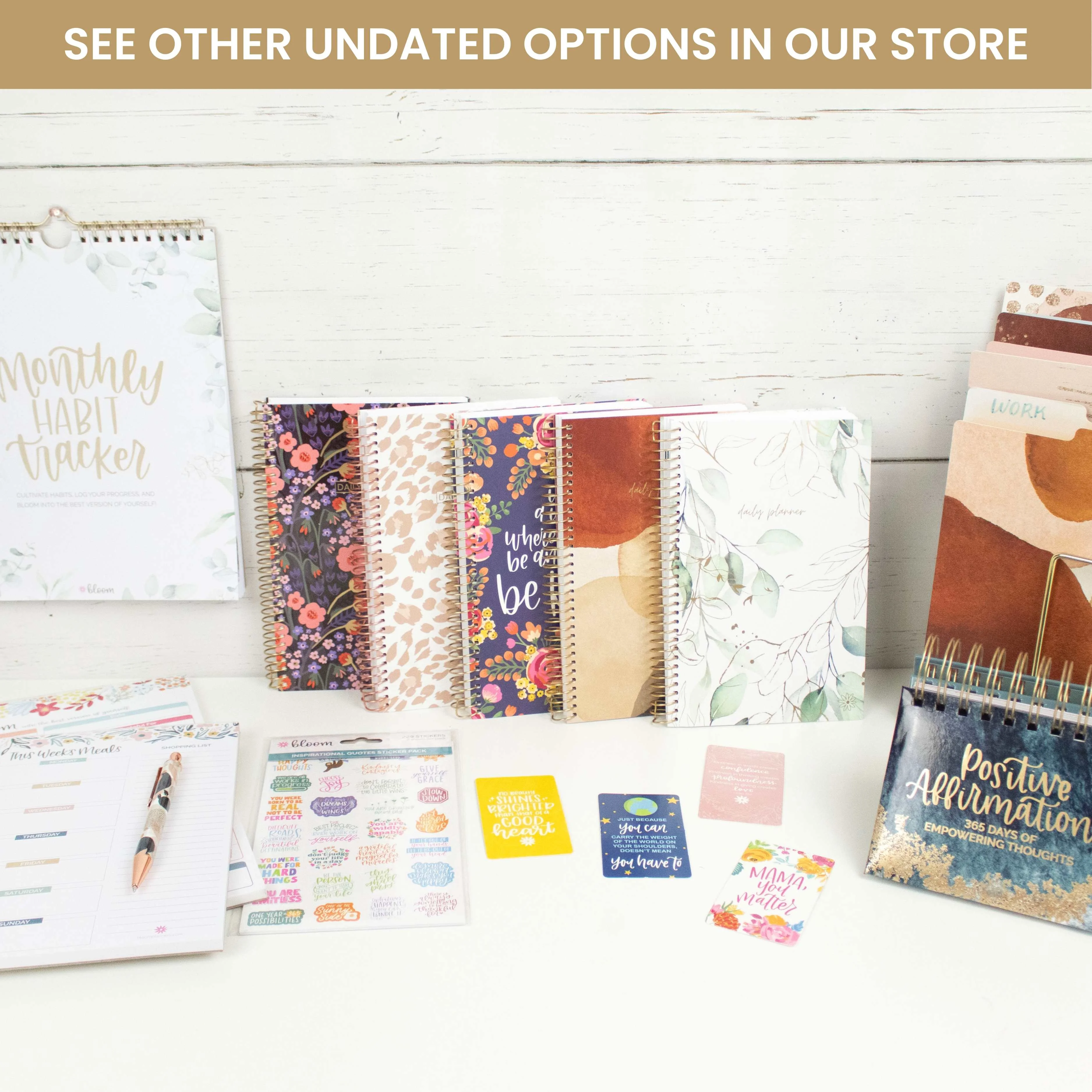 bloom daily planners Undated Soft Cover Planner 5.5