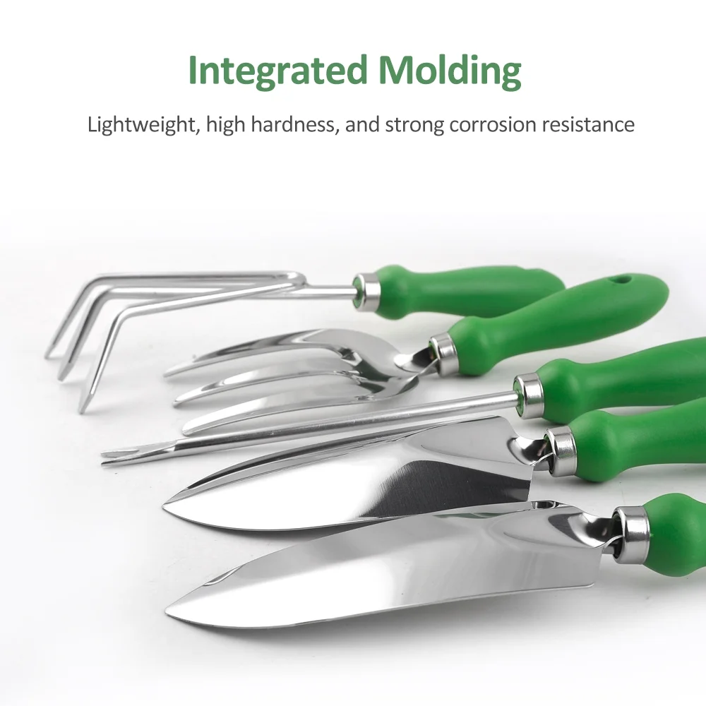 Anself Garden Tools Set, 11PCS Heavy Duty Garden Tool Kit,Gardening Tools Gifts for Women and Men