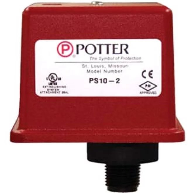 POTTER ELECTRIC SIGNAL POTTER WATERFLOW PRESSURE SWITCH PSI 4-20 2 CONTACTS
