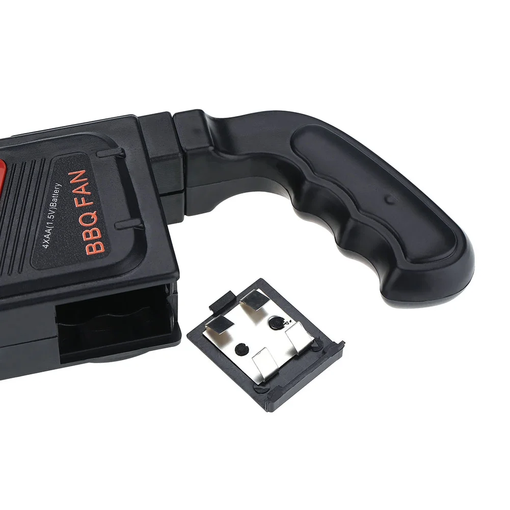 KKMOL BBQ Fan, Barbecue Fan, BBQ Air Blower, Air Blower, Grill Blower, Fire Blower, Grill Fan, Handheld BBQ Fan Black