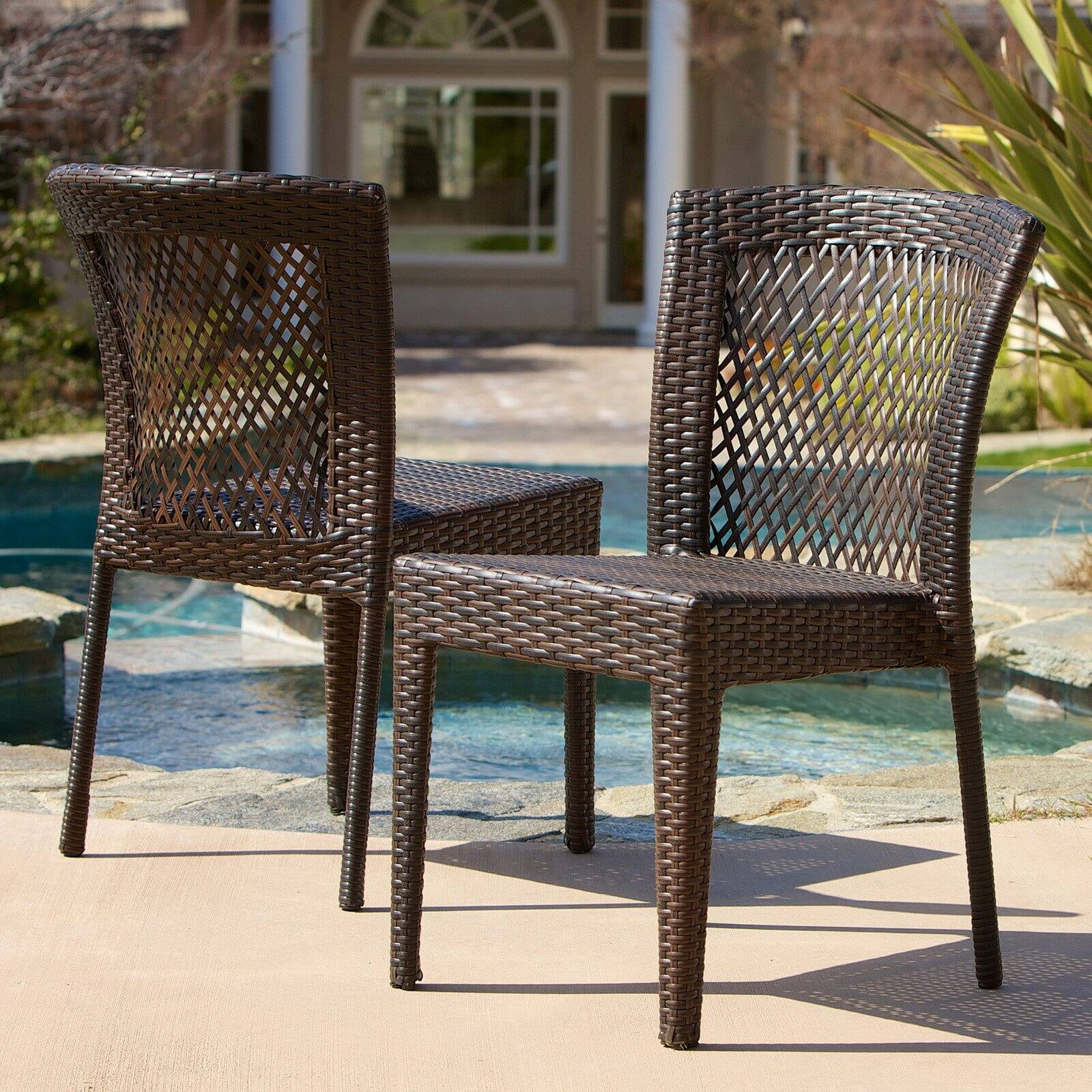 Dusk All-Weather Wicker Dining Chair - Set of 2