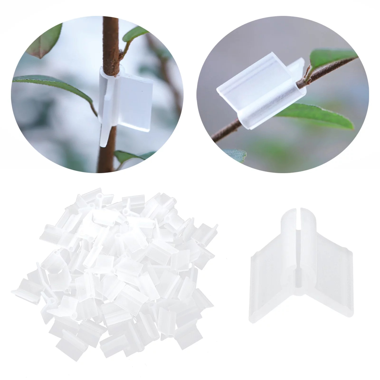 Clips Seedling Gardening Tools Grafting PCS Clips Mini Growing 100 Patio & Garden