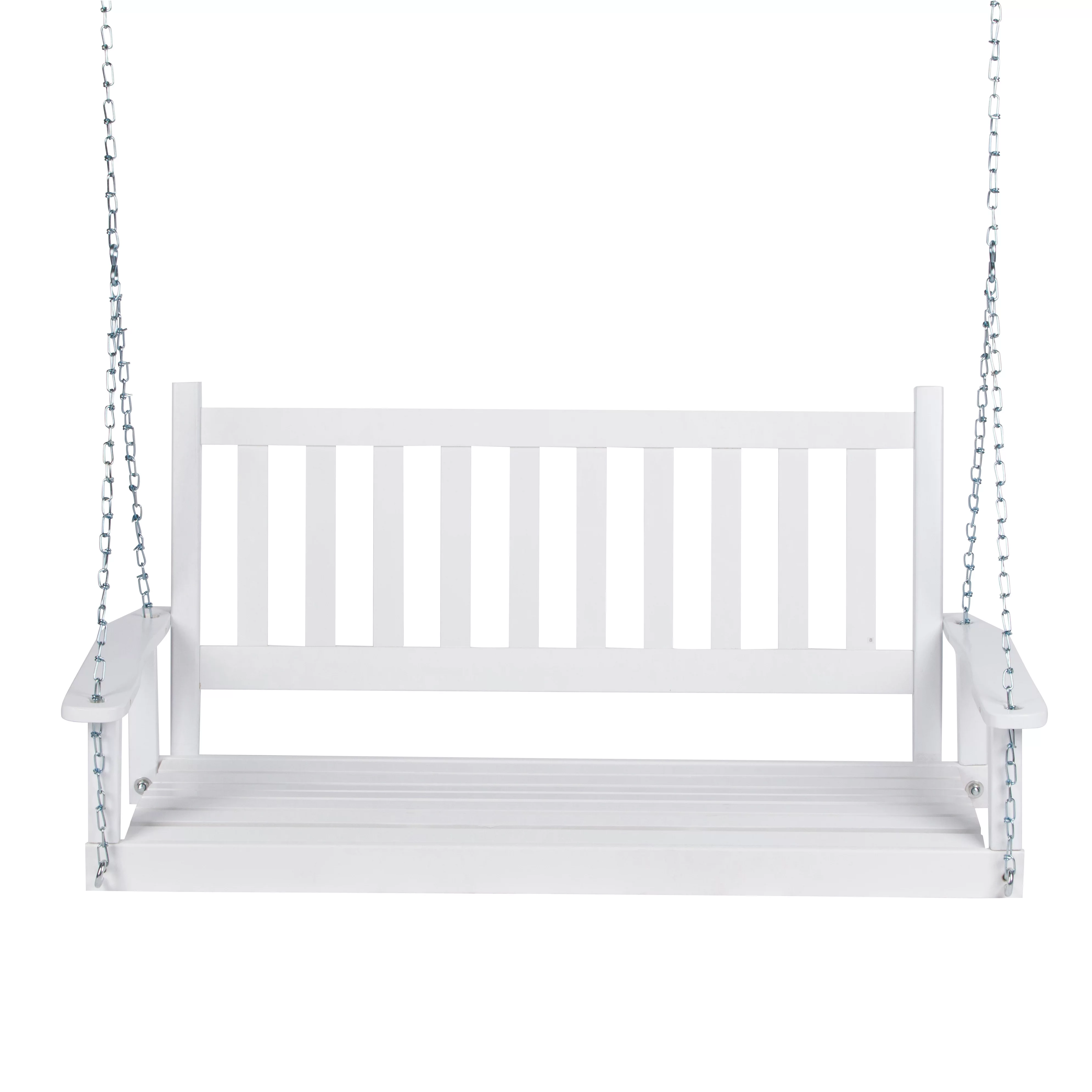 Shine Company Maine Porch Swing - White