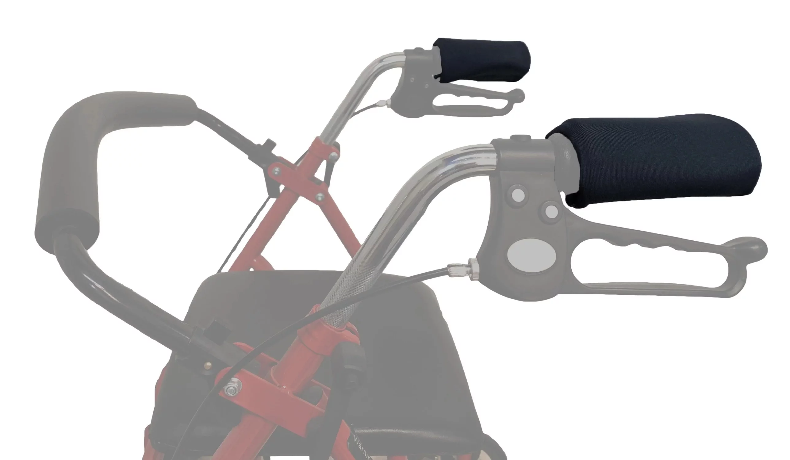 Rollator Walker Padded Hand Grips | 2 Colors | USA Made by Crutcheze