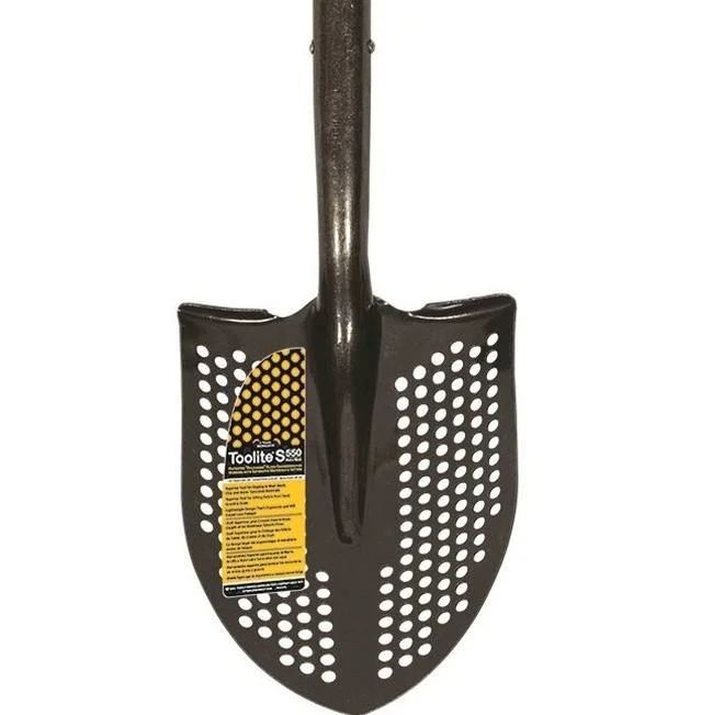 Toolite Sifting Mud and Muck Shovel Round Point D-Handle