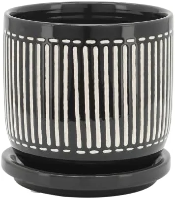 Ceramic A Flowerpot S/2 5/6