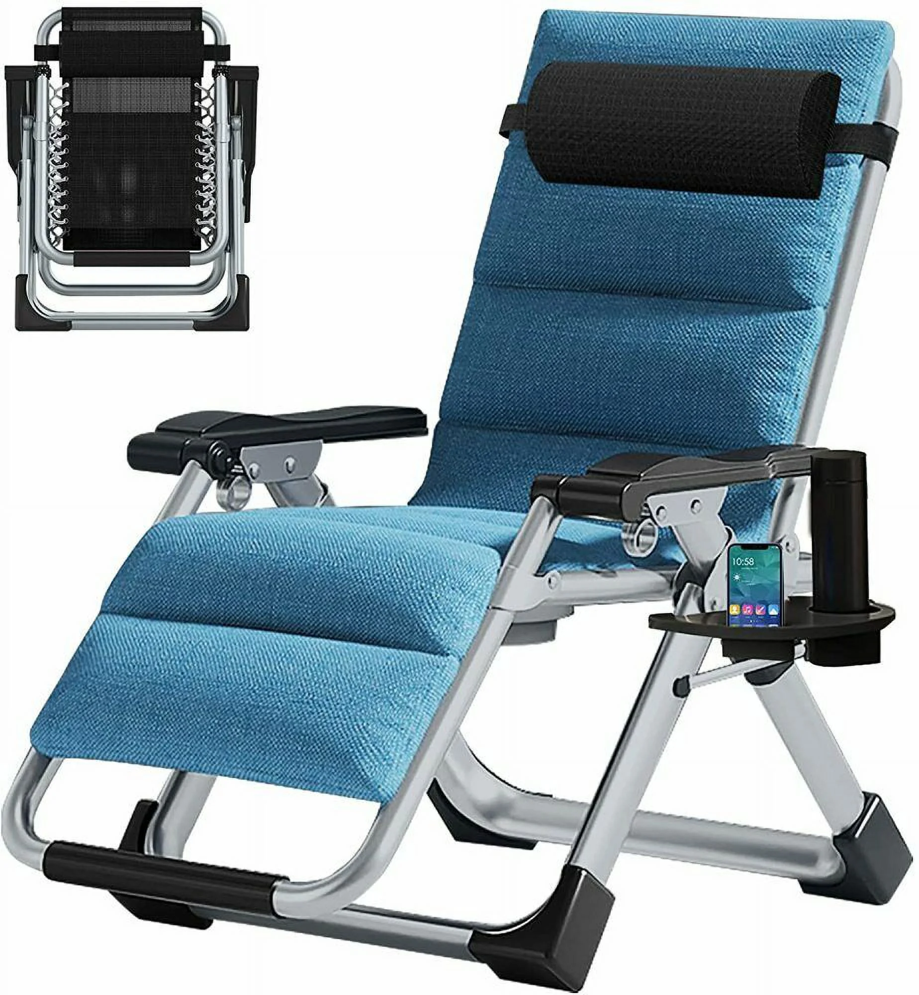 Zero Gravity Chair Folding Recliner Patio Lounge Beach Lawn pool Chair Outdoor