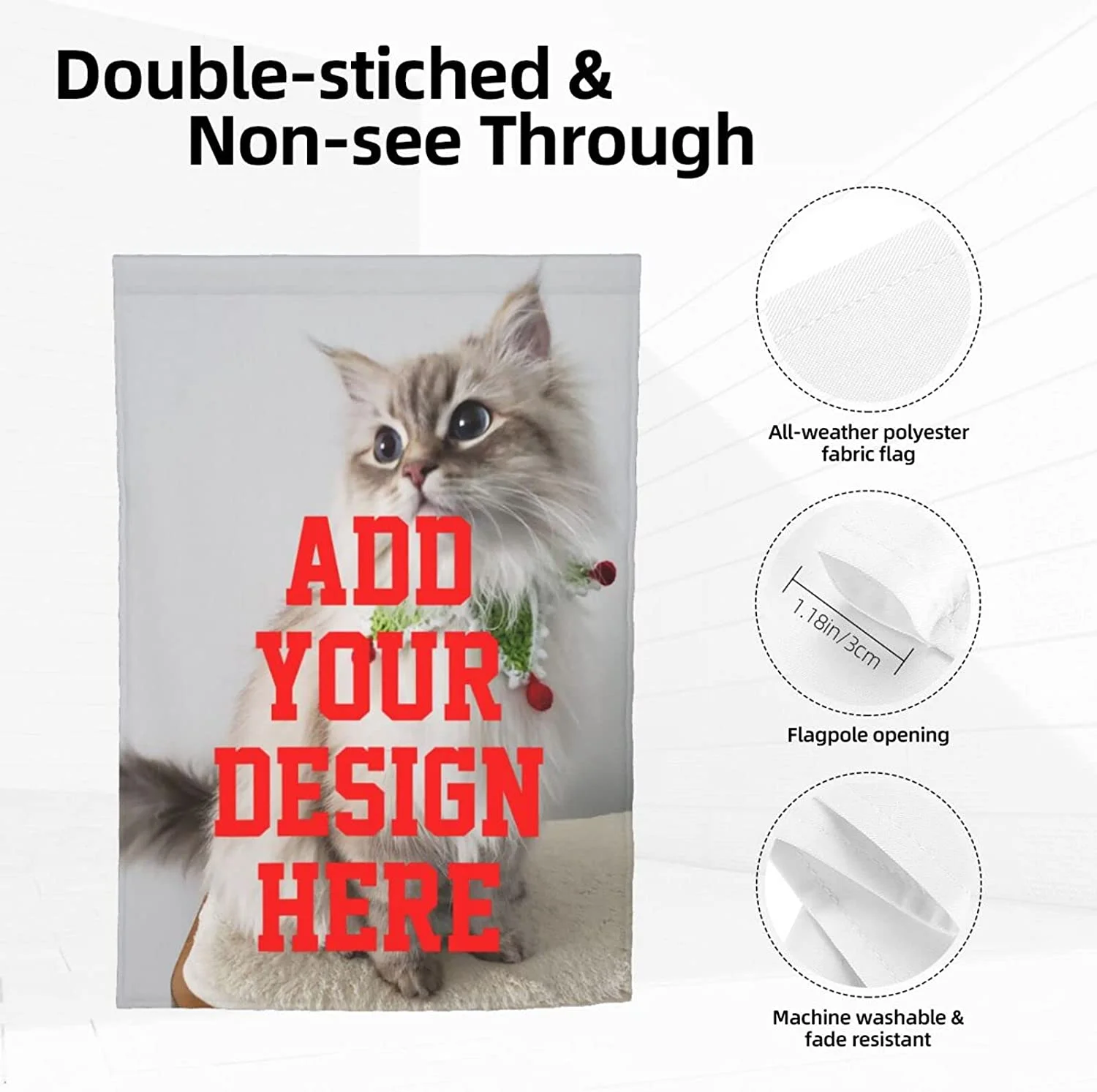 Patterned Pumpkin Stack Fall Garden Flag Sunflowers Autumn