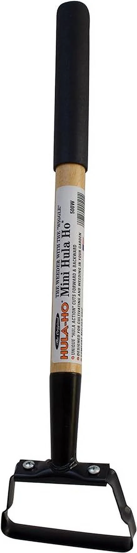 Flexrake 500W Hula-Ho Mini Flexrake Hula-Ho with 14-Inch Wood Handle
