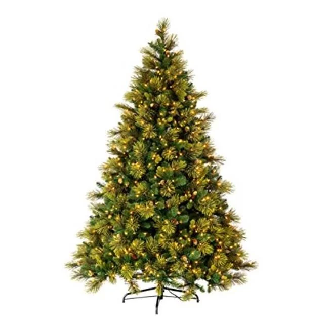 9 ft. x 64 in. Jersey Fraser Fir Artificial Christmas Tree with 6516 PE-PVC Tips