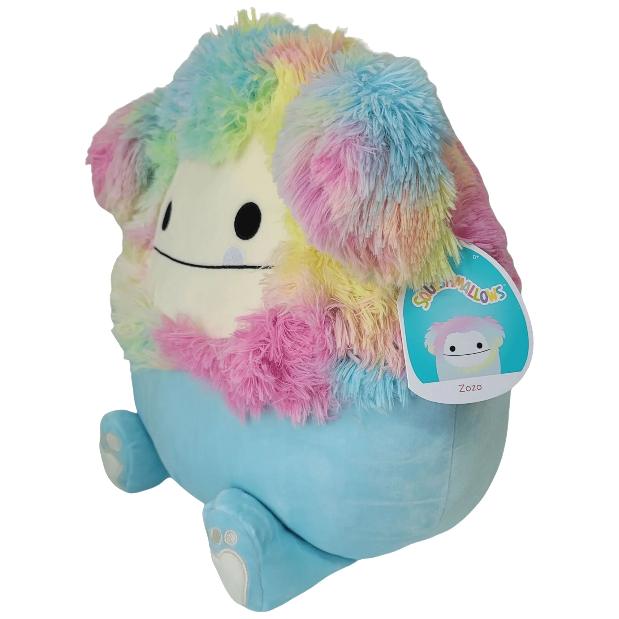 Squishmallows Official Kellytoys Plush 8 inch Zozo the Blue Bigfoot Ultimate Soft Stuffed Toy