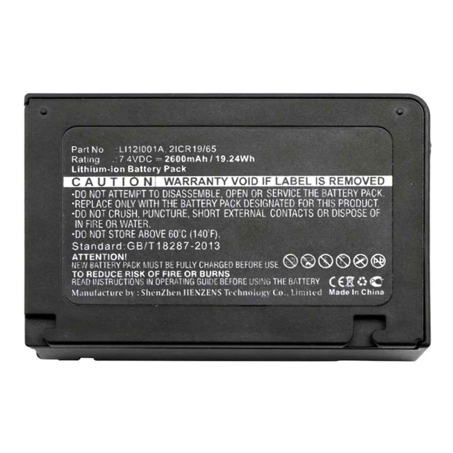 Batteries N Accessories BNA-WB-L16664 Medical Battery - Li-ion, 7.4V, 2600mAh, Ultra High Capacity - Replacement for Mindray 115-018016-00 Battery
